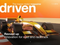El último número de la revista driven de maxon motor está dedicado a la industria del automóvil